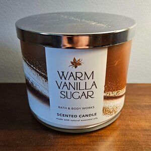 Bath & Body Works Warm Vanilla Sugar 3-Wick Candle
